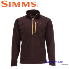 Реглан Simms Rivershed Quarter Zip Mahogany размер XL